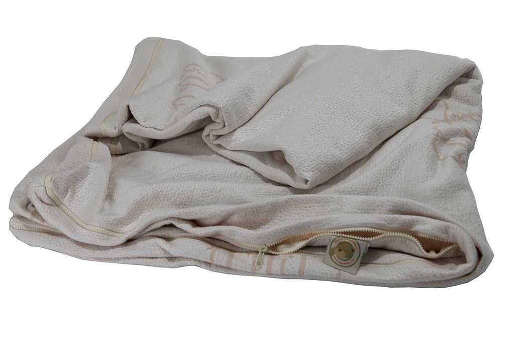 SleepLikeABear All-Natural Knit Bamboo and Cotton Zipper Cover